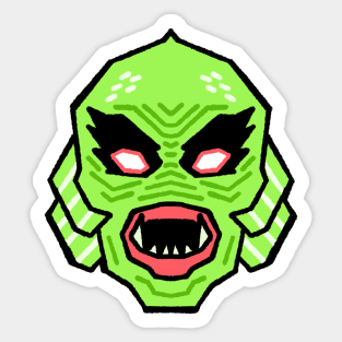 Scary Mask Sticker